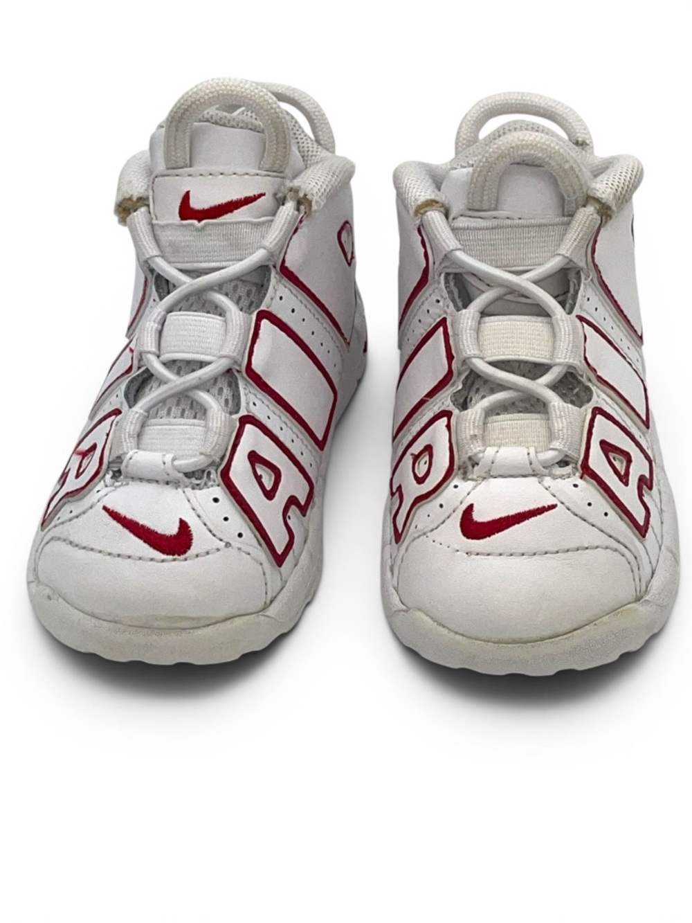 Nike Air More Uptempo TD White Red Baby Toddler 6C Sneakers - Picture 5 of 12